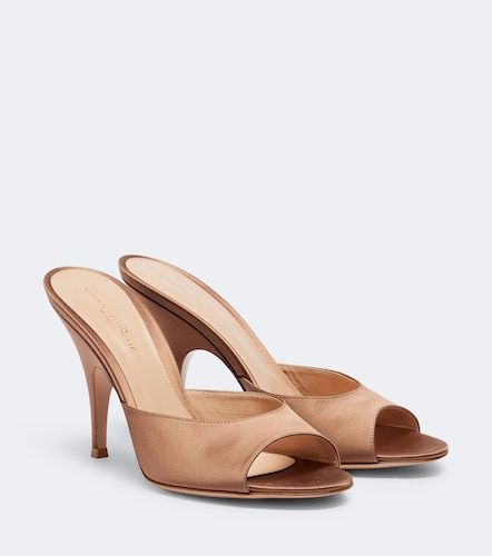 Gianvito Rossi Mules Sofia in raso - Gianvito Rossi - Modalova