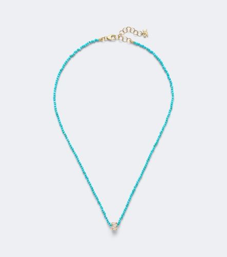Collar Infinite de oro de 18 ct con turquesa y diamantes - Suzanne Kalan - Modalova