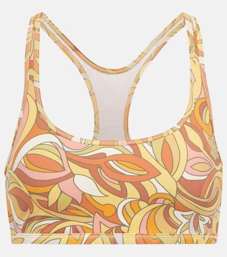 Printed racerback sports bra - Tory Sport - Modalova