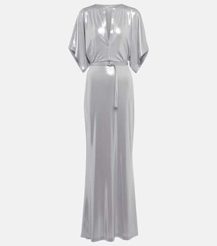 Norma Kamali Belted lamÃ© gown - Norma Kamali - Modalova