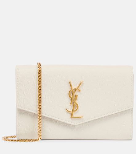 Uptown leather wallet on chain - Saint Laurent - Modalova