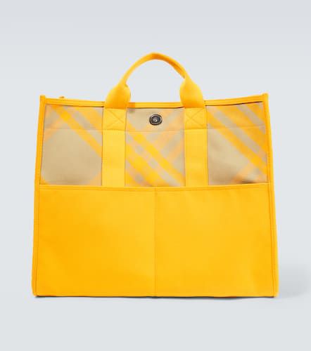 Check canvas shopper - Burberry - Modalova