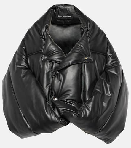 Faux leather bomber jacket - Junya Watanabe - Modalova