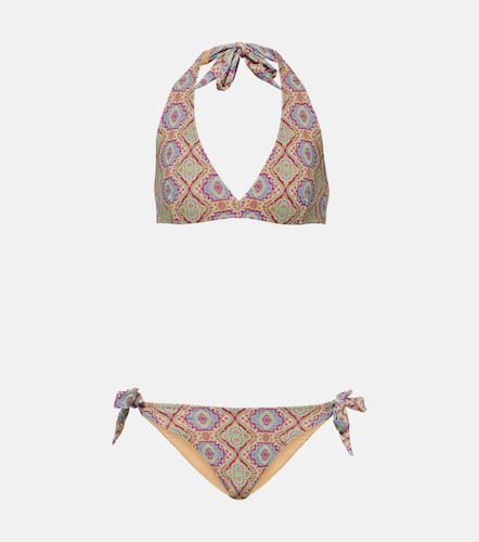 Etro Printed halterneck bikini - Etro - Modalova