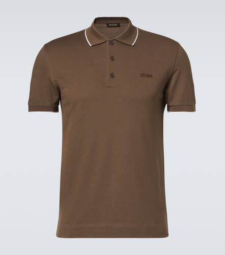 Zegna Cotton-blend polo shirt - Zegna - Modalova