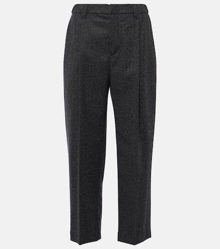 Wool and cashmere straight pants - Brunello Cucinelli - Modalova