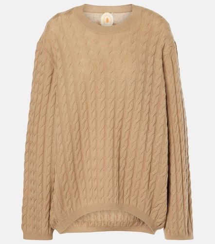 Cable-knit wool and cashmere sweater - Jardin des Orangers - Modalova