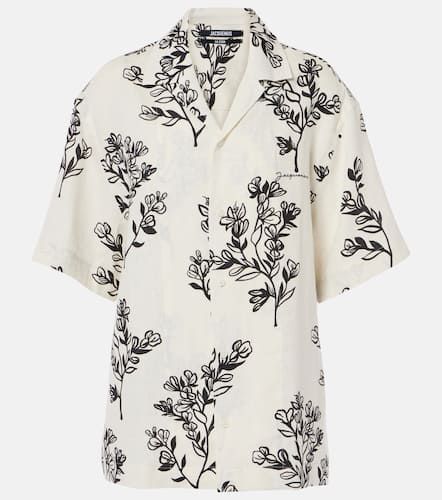 Camisa bowling Jean de lino floral - Jacquemus - Modalova