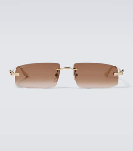 Eckige Sonnenbrille Panthère de Cartier - Cartier Eyewear Collection - Modalova