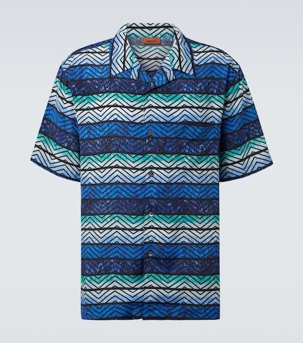 Camicia bowling con stampa a zig-zag - Missoni - Modalova