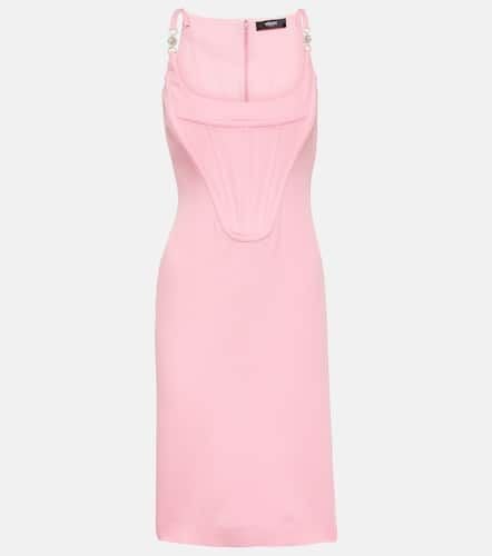 Versace Corset crÃªpe midi dress - Versace - Modalova