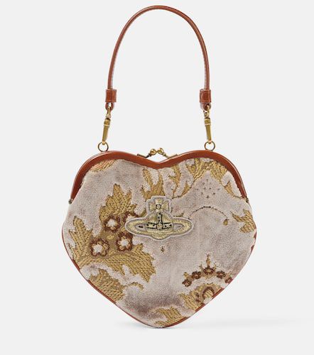 Bella Heart Frame velvet tote bag - Vivienne Westwood - Modalova