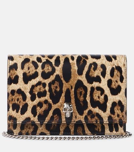 Skull Small animal-print crossbody bag - Alexander McQueen - Modalova