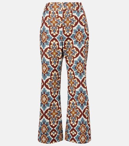 Hendrix high-rise cotton flared pants - La DoubleJ - Modalova