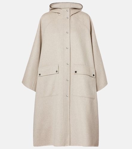 Mantella in cashmere con cappuccio - Brunello Cucinelli - Modalova
