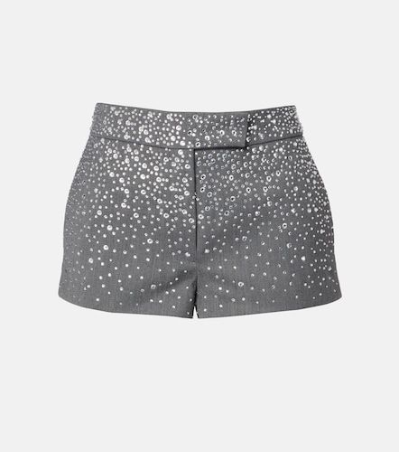 Low-rise crystal-embellished micro shorts - Alex Perry - Modalova