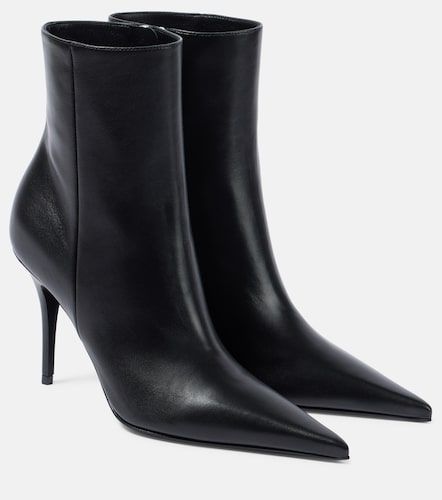 Botas Barbara 90 de piel - Amina Muaddi - Modalova