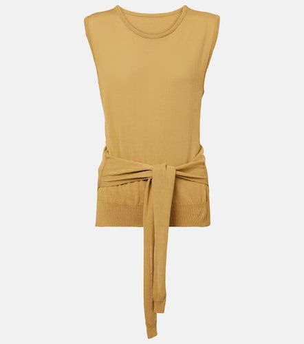 Top de punto de algodón con lazada - Lemaire - Modalova