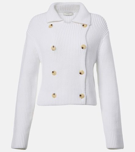 Double-breasted cotton-blend jacket - Vince - Modalova