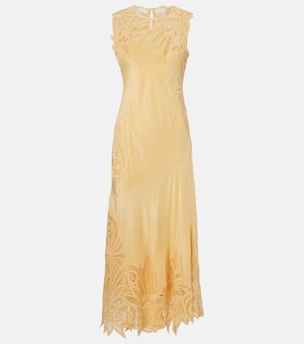 Midikleid Idra aus Seide mit Guipure-Spitze - Ulla Johnson - Modalova