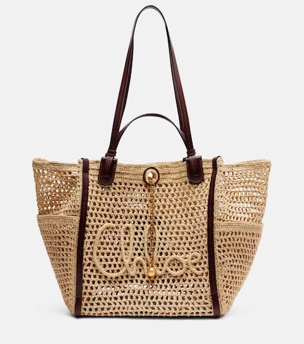 Chloé Shopper Chloé Iconic Small in rafia - Chloe - Modalova