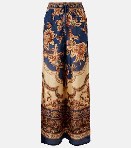 Aster printed silk palazzo pants - Zimmermann - Modalova