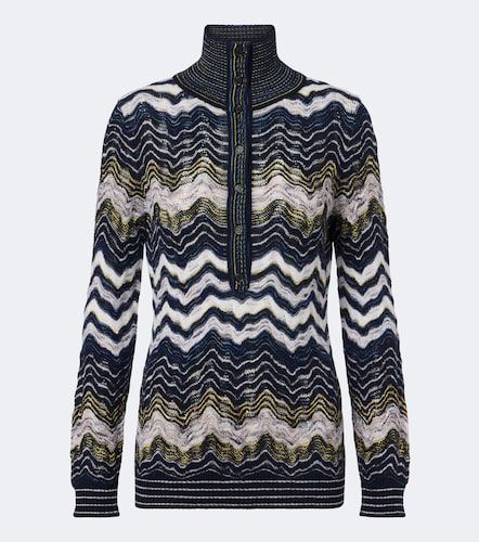 Zickzack-Pullover aus einem Wollgemisch - Missoni - Modalova