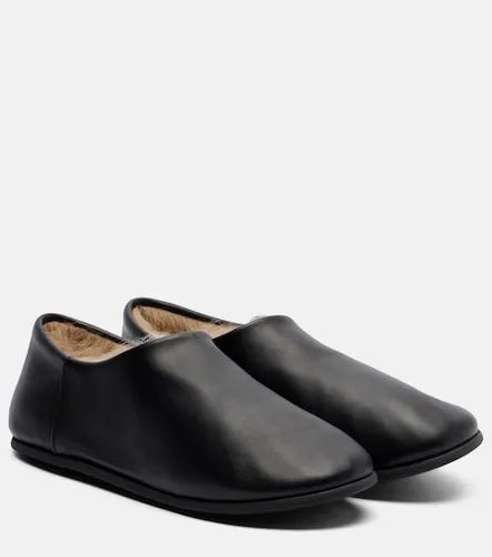 Big Bootie leather slip-on shoes - Christen - Modalova