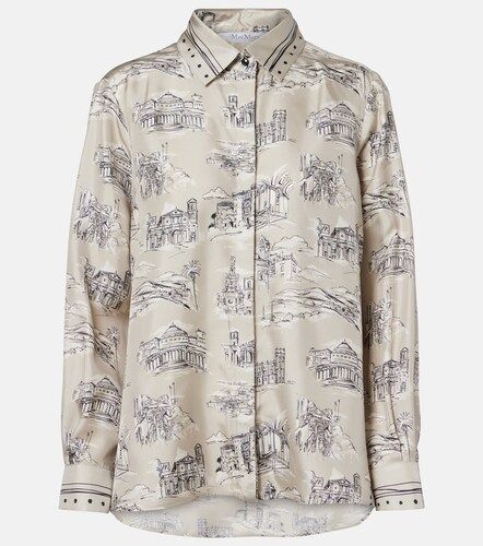Camisa Fado de seda estampada - Max Mara - Modalova