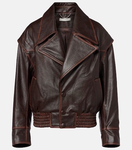Jacques Wei Leather biker jacket - Jacques Wei - Modalova
