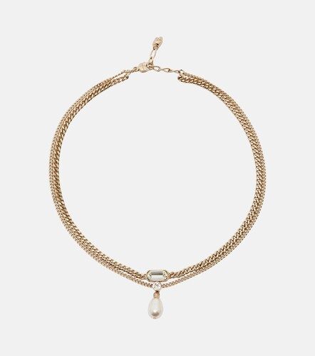 Collar de cadena Skull adornado - McQueen - Modalova