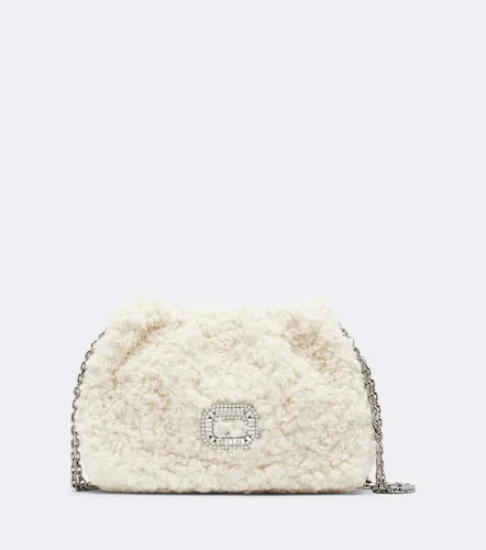 Borsa a spalla Pilgrim Micro in shearling - Roger Vivier - Modalova