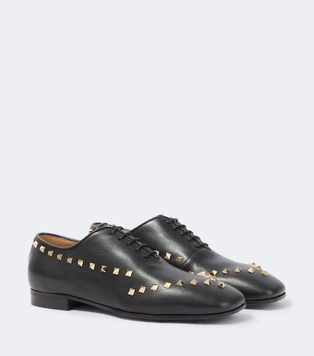 Schnürschuhe Rockstud aus Leder - Valentino Garavani - Modalova