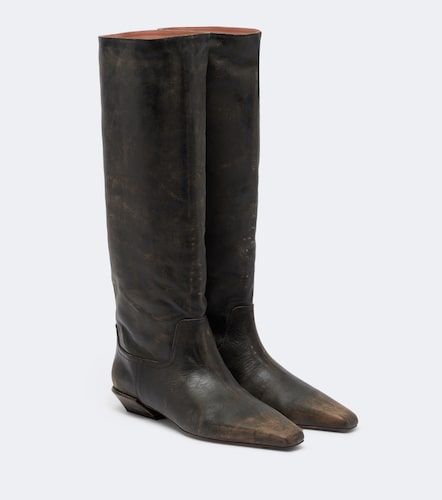 Bettina leather knee-high boots - Paris Texas - Modalova
