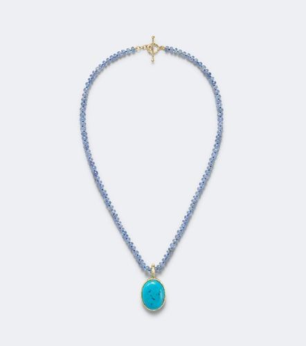 Collana Hidden Gem in 18kt con tanzaniti e turchese - Octavia Elizabeth - Modalova