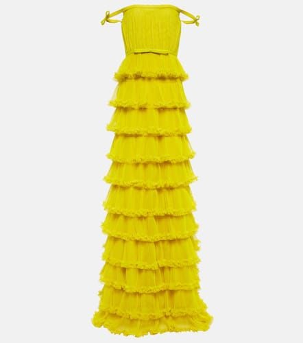 Abito lungo in tulle a balze - Giambattista Valli - Modalova