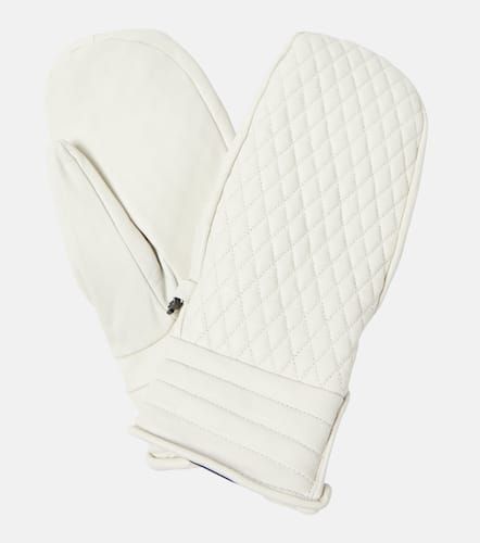 Athena quilted leather mittens - Fusalp - Modalova