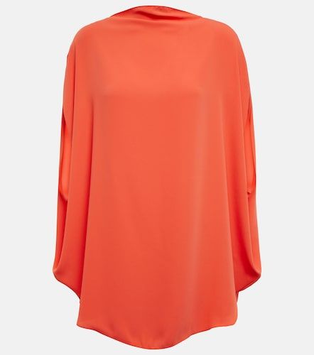 Top de satén drapeado - MM6 Maison Margiela - Modalova