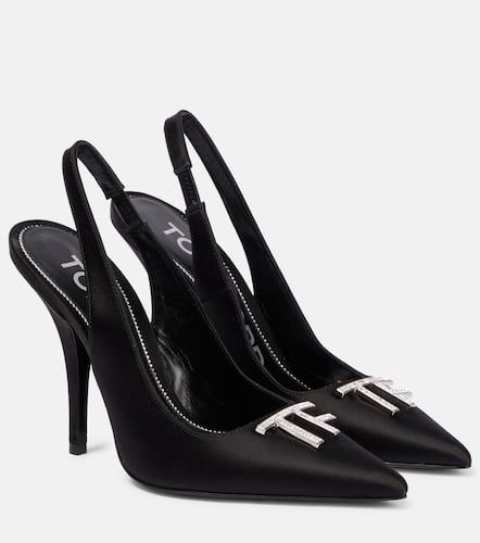 Tom Ford TF satin slingback pumps - Tom Ford - Modalova