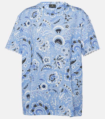 Etro Printed cotton jersey T-shirt - Etro - Modalova