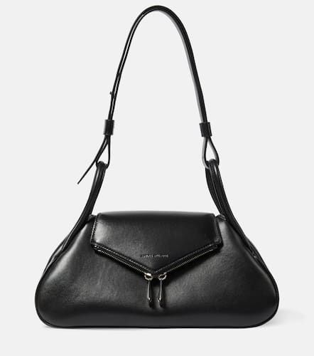 Gemini leather shoulder bag - Amina Muaddi - Modalova