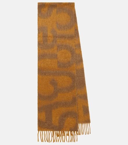 Acne Studios Logo wool-blend scarf - Acne Studios - Modalova