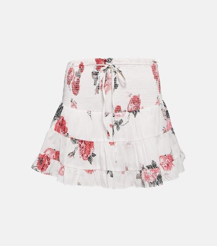 Minifalda Aldana de algodón floral - LoveShackFancy - Modalova