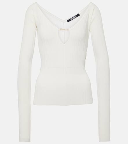 Le Haut PralÃ¹ scalloped ribbed-knit top - Jacquemus - Modalova