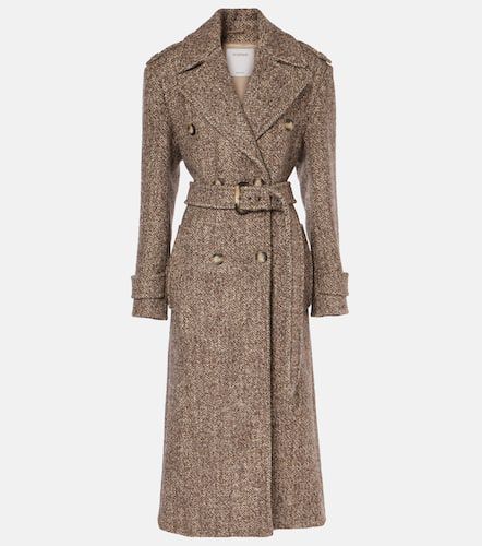 Denaro wool-blend tweed trench coat - Sportmax - Modalova