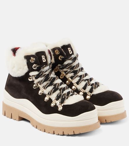 Arosa shearling-lined suede lace-up boots - Bogner - Modalova