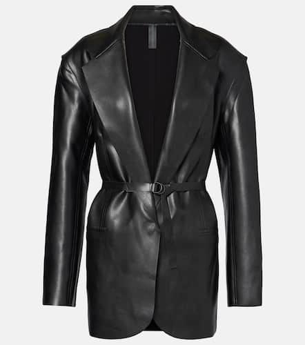 Blazer oversized de piel sintética - Norma Kamali - Modalova