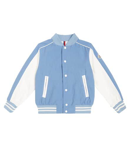 Kobby denim bomber jacket - Moncler Enfant - Modalova