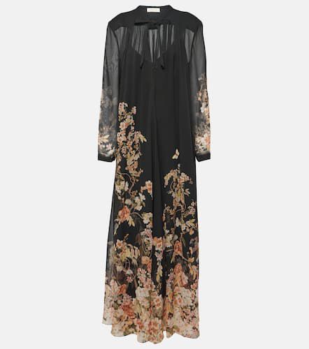 Vestido midi Natura Sheath floral con lazada - Zimmermann - Modalova