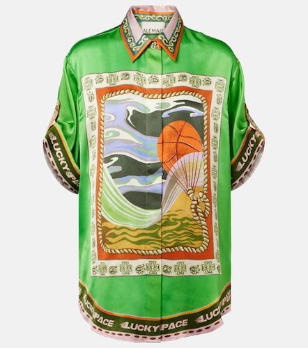 Alémais Camicia Lucky Pace in seta con stampa - Alemais - Modalova
